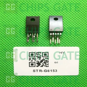 2PCS SANKEN STR-G6153 TO-220 OFF-LINE QUASI-RESONANT FLYBACK IC - Picture 1 of 1