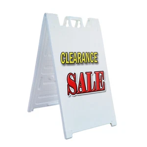 A-frame Sidewalk Clearance Sale 24" x 36" Double Sided A-Frame Sidewalk Sign - Picture 1 of 6