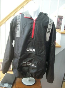 Chaqueta con Capucha Bleeker&Mercer "Out Of Space" EE. UU. Nylon Para Hombres L - Imagen 1 de 9