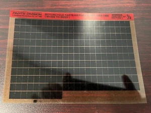 Microfichas guía de historia de piezas de motocicleta 1958-86 - Imagen 1 de 2