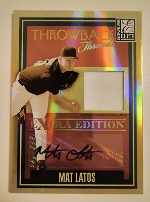 MAT LATOS Rookie Jersey Autograph Card #5/100 -2007 Elite Extra Edition - Image 1 of 2