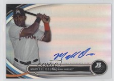 2013 Bowman Platinum Auto Prospects Marcell Ozuna #BPAP-MO Rookie Auto RC
