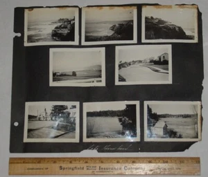 Fifteen 1937 Photos California Lake Arrowhead & Long Beach from Photo Album - Picture 1 of 22
