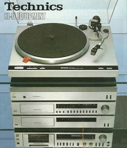 High-res scans of Technics 1980 hi-fi brochure RS-M SU-A SE-A SA SB SH SL SP RP - Picture 1 of 1