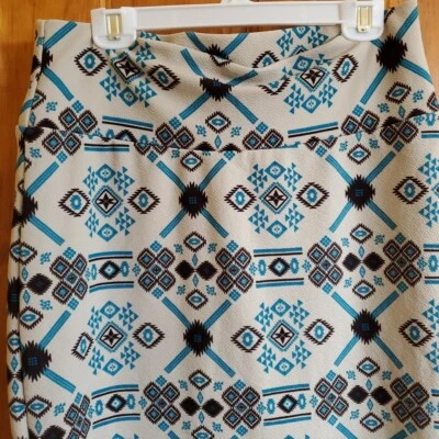 Maxi Falda Mujer LuLaRoe MED/corta Patrón Nativo  Foto 1 de 4