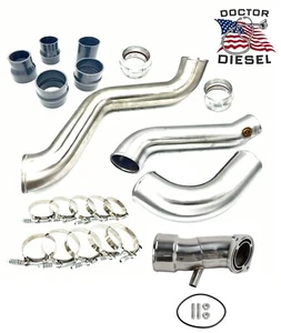 DDP 304SS Intercooler Pipe & Turbo Horn 20-24 Chevy GMC 6.6L Duramax Diesel L5P - Picture 1 of 3