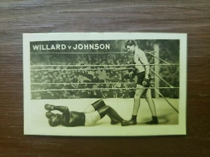1923 The Rocket Famous Knock-Outs Jack Johnson vs. Jess Willard BOXING HOF EX - Picture 1 of 2