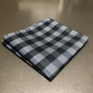 NEW Men PLAIDS DESIGN Pocket Square Handkerchief Hankie Only Party Prom Wedding - Picture 1 of 9