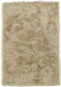 2x3 Dalyn Ivory Plush Monochrome Fluffy Shag Solid Door Mat IA100 - Aprx 2' x 3' - Picture 1 of 1