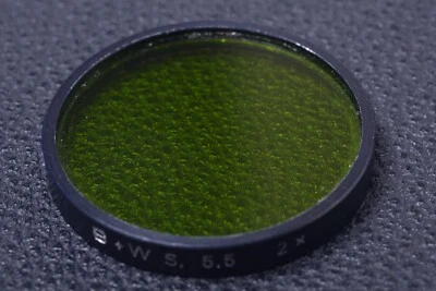 ✅ B & W SERIE 5.5 GREEN 2X 36MM FILTER GENUINE LENS OR CAMERA DROP IN 14-3 - Image 1 of 2