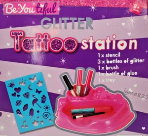 Glitter Tattoo Studio Make Your Own Tattoo Age 8+ Years - Picture 1 of 2