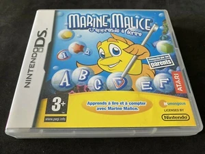 MARINE MALICE J APPRENDS A A ECRIRE JEU NINTENDO DS ATARI FRANCE COMPLET - Imagen 1 de 1