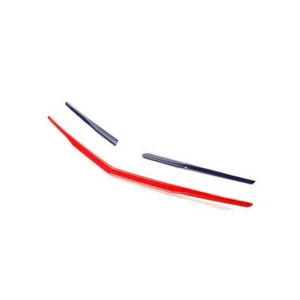 Parrilla de malla delantera roja + azul 3 piezas para Cadillac ATS 2016-2019 - Imagen 1 de 6