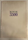 1968 Rover 3500 Original Car Sales Brochure Catalog - Rover Company