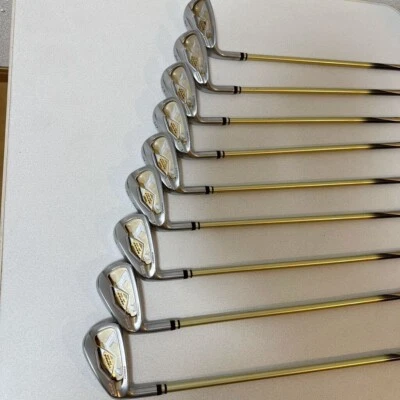 Lefty HONMA GOLF BERES IS-03 9pc Irons Set 6-11/A.S 2S ARMRQ8 49 Flex-R No H/C - Image 1 of 4
