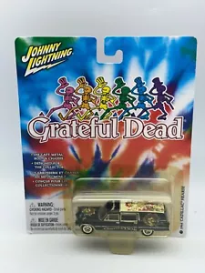 Johnny Lightning Grateful Dead 1966 Cadillac Hearse, Black, 1:64, NIB - Picture 1 of 11