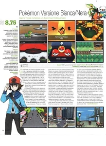 POKEMON Versione Bianca Nera NDS Magazine article 2011 rare Italian review - Foto 1 di 1