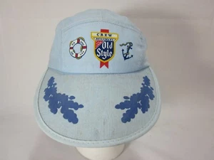 Vintage Boaters Hat Cap Old Style Beer Crew USS Old Style - Picture 1 of 7