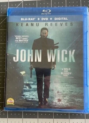 John Wick Blu-ray + DVD + цифровой HD запечатанный 2014 - Изображение 1 из 2