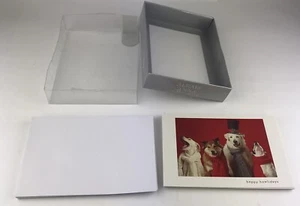 Always Anna Griffin Holiday Christmas Cards Dogs Scarves 11 Cards And Envelope - Picture 1 of 7