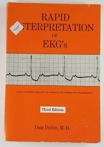 Rapid Interpretation of EKG's by Dale Dubin, M.D. Third Edition Paperback 1980 - Picture 1 of 4