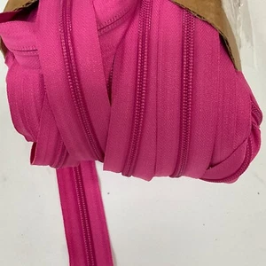 10 Yards (30 feet) Pink YKK Zipper coil chain # 5 CI 5/8" 312 - Picture 1 of 2
