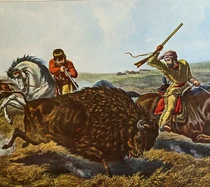 Libro de colección Currier Ives impresión artística vida en la pradera 10 - Imagen 1 de 3