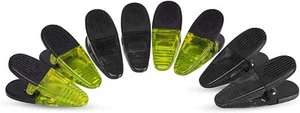 Thick Plastic Strong Clips w/Neodymium Magnet - 3-1/4" Length 8pc - Yellow Smoke - Picture 1 of 6
