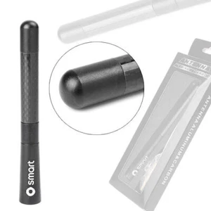 4.7 inch Short Carbon Fiber Car Radio Aerial Antenna for Benz Smart Fittwo Black - Picture 1 of 6