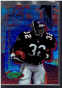 1996 Playoff Illusions Spectralusion Elite Jamal Anderson #68 Rookie RC Falcons