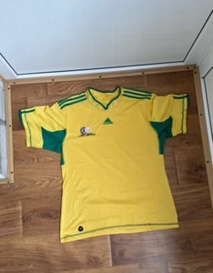 Adidas South Africa 2010 2011 2012 Home World Cup Soccer Jersey Size L Large - Picture 1 of 4
