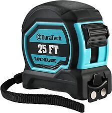 DURATECH 25FT Magnetic Tape Measure, Retractable Measuring Tape w/Fractions