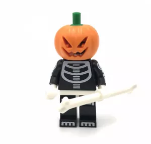 LEGO Store Headless Skeleton Costume Exclusive minifigure Halloween Pumpkin - Picture 1 of 5