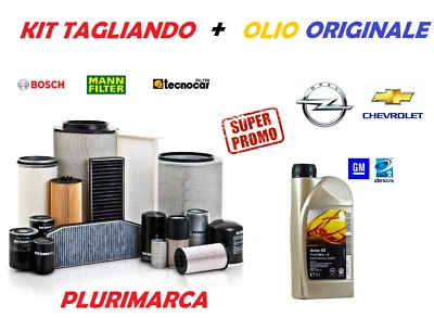 KIT TAGLIANDO COMPLETO FILTRI OLIO ORIGINALE GM OPEL INSIGNA 2.0 CDTI - Immagine 1 di 4