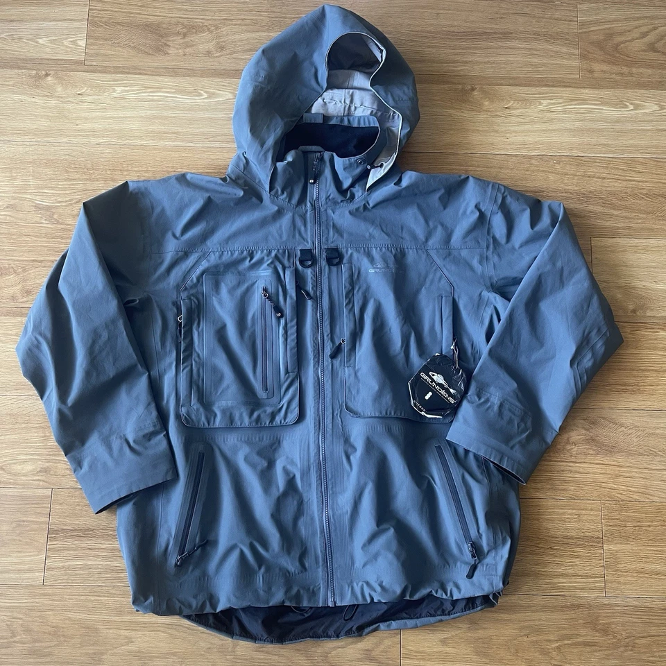 Nueva Chaqueta Grundens Oscura Y Tormentosa Azul Océano Pesca Para Hombres 3XL LEER Foto 1 de 4