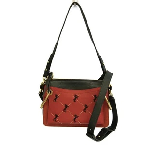 CHLOE BAG Chloe Horse Embroidery Women s Leather Suede Shoulder Bag Tote Bag N - Picture 1 of 10