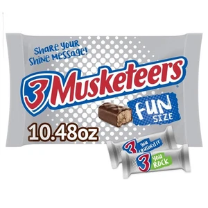 3 MUSKETEERS Fun Size Milk Chocolate Candy Bars, 10.48 oz Bag - Picture 1 of 8