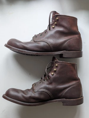Red Wing 3343 Blacksmith Boots Copper Rough and Tough Leather Size UK 11 - Image 1 of 4