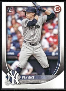 2025 Bowman Paper Ben Rice RC #85 YANKEES - Picture 1 of 2