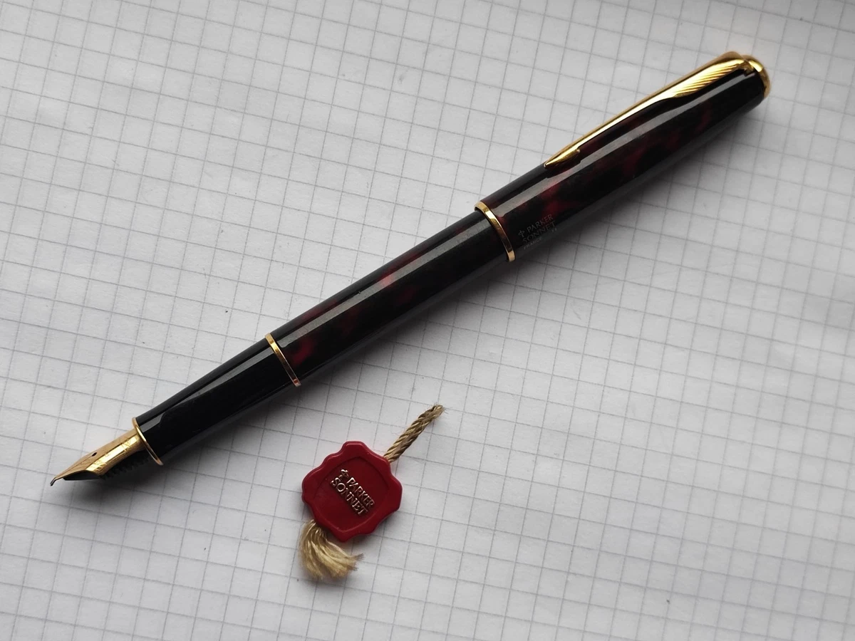 CLEO Classic Füllhalter | Schwarz Mit Goldfedern, 14K Goldfeder | Made In Germany