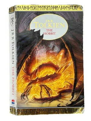 J R R Tolkien The Hobbit 1991 Grafton Paperback -Cover Illustration By John Howe - Image 1 of 4