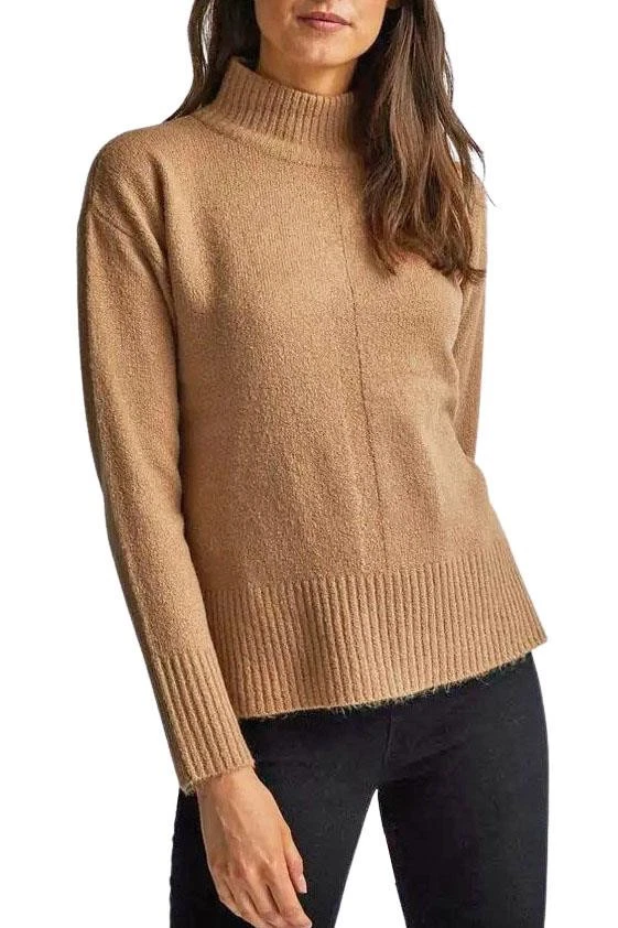 Womens Soft Touch Jumper High Neck Relaxed Fit Side Splits Dorothy Perkins  - Image 1 of 1