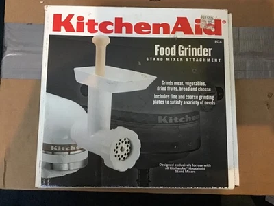 KitchenAid Food Grinder / Stand Mixer Attachment (FGA) w/ Box & Instructions - Image 1 of 4