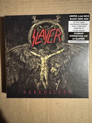 Slayer "Repentless" 6.66 Inch Black Vinyl Box Set New and Sealed - Image 1 of 4