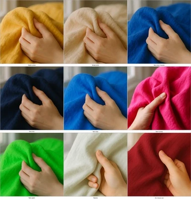 Tecido de linho por jarda – Costura, estofamento, moda, decoração para casa e artesanato faça você mesmo - Imagem 1 de 4