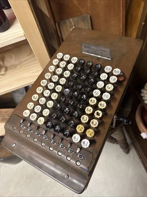 Vintage Antique Felt & Tarrant Comptometer/Calculator Adding Machine Nice! - Image 1 of 4
