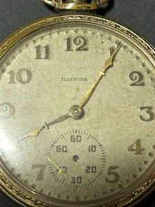 Illinois Springfield Watch Co Pocket Watch 19 Jewels 3977470 - Picture 1 of 8