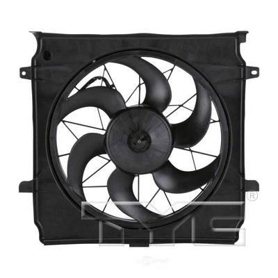 Conjunto de ventilador de radiador y condensador doble TYC 621140 para Jeep Liberty 04-07 Foto 1 de 4