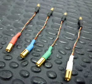 Nerve Audio Viscera Cobre Cable Litz Cabezal Plomos Fono Set de 4 - Imagen 1 de 4