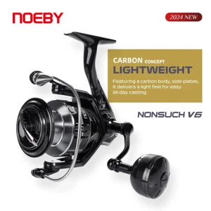 Noeby Carbon Spinning Fishing Reel 2500 3000 4000 Lightweight Max Drag 7kg - Picture 1 of 6
